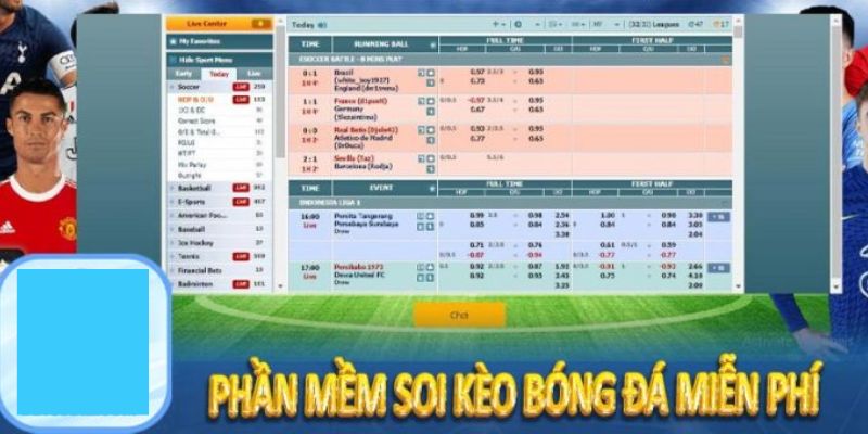 Tổng hợp các phần mềm soi kèo bóng đá miễn phí uy tín