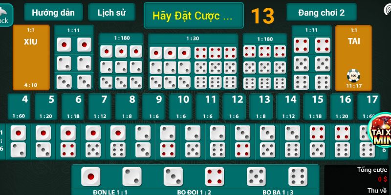 Hướng dẫn chơi tài xỉu đổi thưởng chi tiết nhất