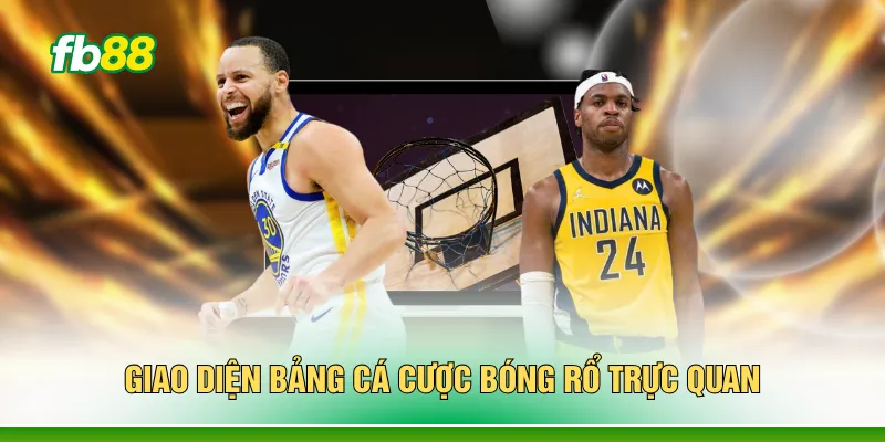 Giao diện bảng cá cược bóng rổ trực quan