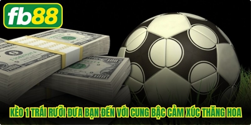 Kèo 1 trái rưỡi là nhịp cầu đưa bạn đến với cung bậc cảm xúc thăng hoa