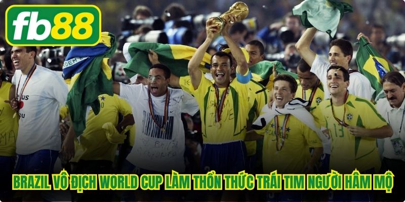 Brazil vô địch World Cup luôn làm thổn thức trái tim người hâm mộ