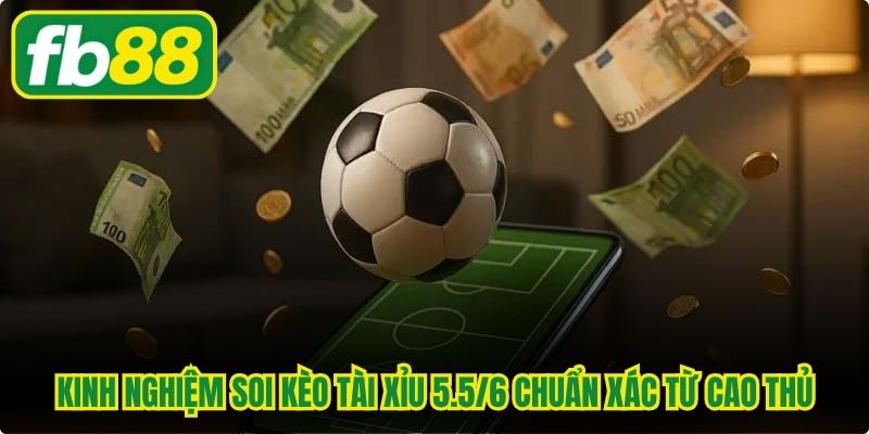 Kinh nghiệm soi kèo tài xỉu 5.5/6 chuẩn xác từ cao thủ